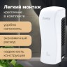 Дозатор для жидкого мыла Laima Professional Original, наливной, 0,8 л, белый, ABS-пластик, 605774