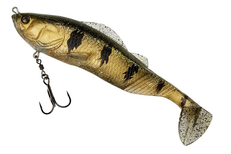 Виброхвост Adusta Pick tail swiммer 7" цвет 203 Perch
