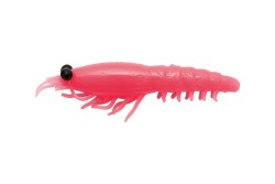 Приманка червь Nikko Dappy Saruebi Shrimp 76мм цвет Pink, 2 шт
