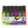 Набор текстовыделителей Brauberg Super линия 1-5 мм 6 цветов 151747