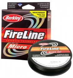 Леска плетеная Berkley FireLine Micro Ice Smoke 45м 0.20мм (13.2кг) серая