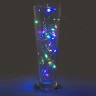 Светодиодная гирлянда для дома (мультиколор) Золотая Сказка Роса 20 LED, 2 м, на батарейках 591101