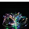 Светодиодная гирлянда для дома (мультиколор) Золотая Сказка Роса 20 LED, 2 м, на батарейках 591101
