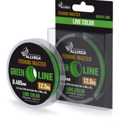 Леска Allvega Fishing Master 30м 0,205мм (3,5кг) зеленая