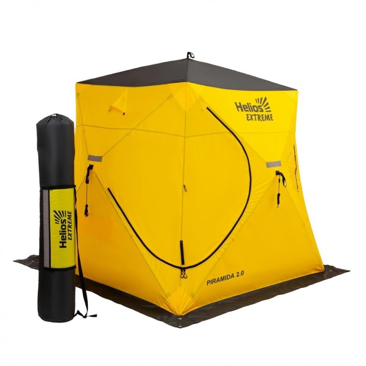 Палатка зимняя Helios Piramide Extreme 2.0 широкий вход HS-ISТ-PE-2.0-P