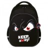 Рюкзак Brauberg Optima, 2 отделения, с брелоком, Keep away, светящийся, 36х27х18 см, 271361