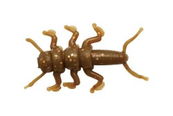 Приманка нимфа Nikko Dappy Stonefly 19мм цвет Brown Glitter, 4 шт