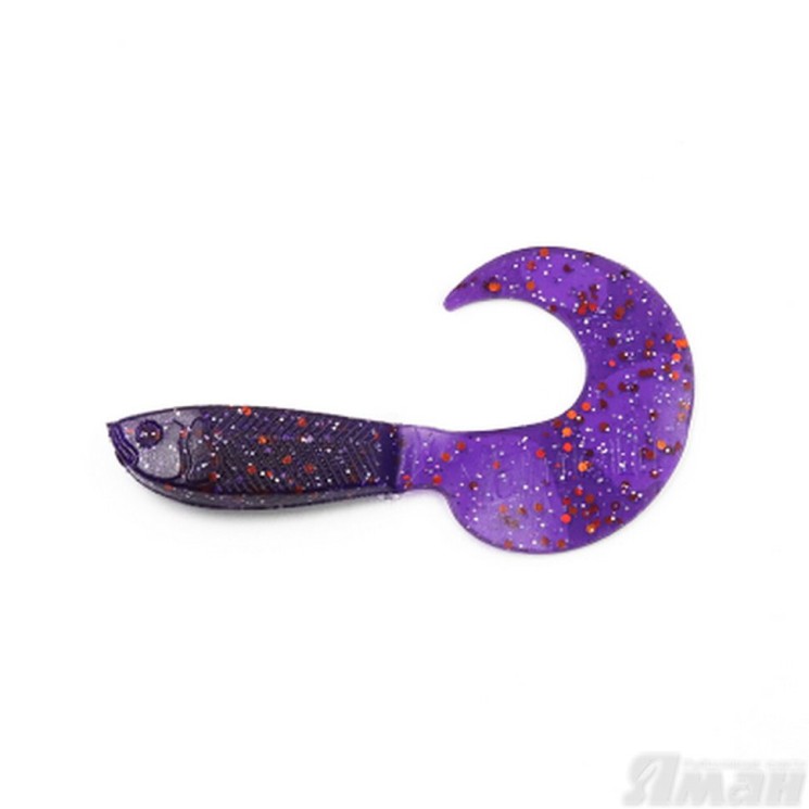 Твистер Yaman Mermaid Tail, 5" цвет 08 - Violet, 5 шт Y-MT5-08