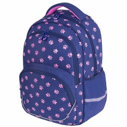 Рюкзак Brauberg Motion, 2 отделения, 3 кармана, Pawprints, 41х28х17 см, 271362