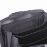 Папка-портфель пластиковая Brauberg А4+ (375х305х60 мм), 4 отделения, 2 кармана, серая, 228685