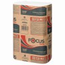 Полотенца бумажные 250 шт. Focus Система H2 Eco 1-слойные белые комп. 12 пачек 24х21,5 112154