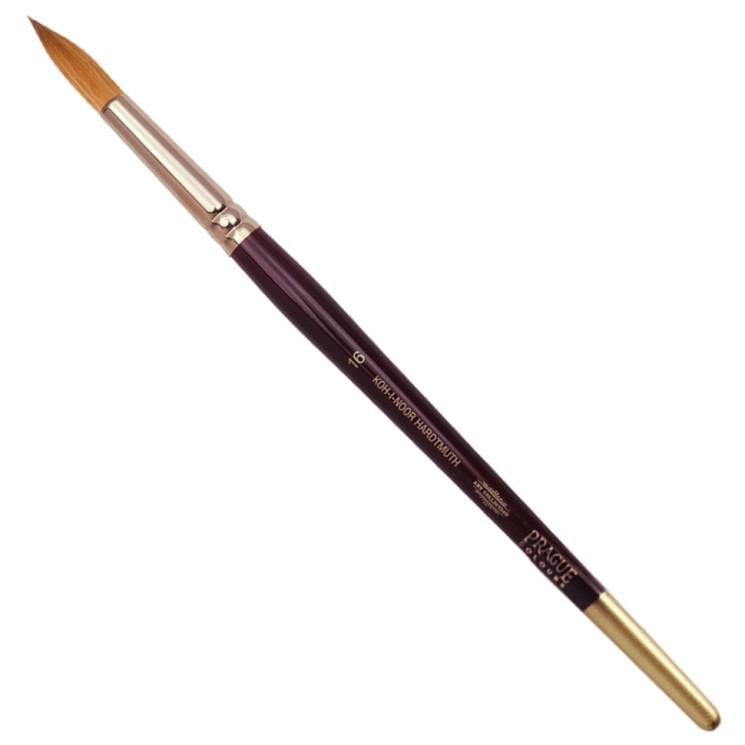 Кисть художественная KOH-I-NOOR колонок, круглая, №16, короткая ручка 9935016010BL