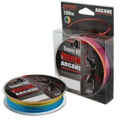 Леска плетеная Akkoi Mask Arcane X4 0,30мм 200м Multicolor MA4MC/200-0,30
