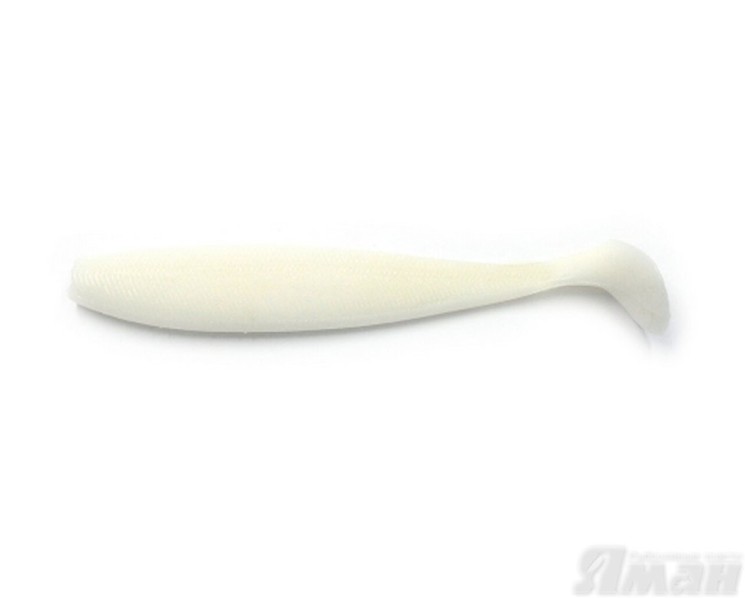 Виброхвост Yaman Sharky Shad, 5,5", цвет 01 - White, 5 шт Y-SS55-01