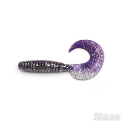 Твистер Yaman Spiral, 5", цвет 19 - Silver Violet, 5 шт Y-S5-19