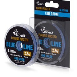 Леска Allvega Fishing Master 30м 0,235мм (4,3кг) голубая