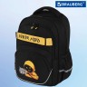 Рюкзак Brauberg Motion, 2 отделения, 3 кармана, Rebel, светящийся, 41х28х17 см, 271363