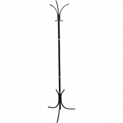 Вешалка-стойка Нова-5, 1,89 м, основание 46х52 см, 3 крючка, металл, черная 602345
