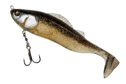 Виброхвост Adusta Pick tail swiммer 7" цвет 208 Carp