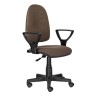 Кресло оператора Brabix Prestige Ergo MG-311 ткань, коричневое 531875
