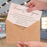 Конверты почтовые С6 крафт, клей, треугольный клапан, 50 шт