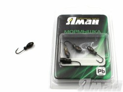 Мормышка Яман щелкун с отв., цвет BN (5 шт.) Я-МР36