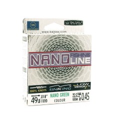 Леска Balsax Nano Fishing Green Box 100м 0,45 (22,5кг)