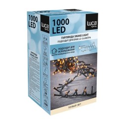 Светодиодная гирлянда (теплый свет) Luca lights 83771 для улицы и дома 2000 см