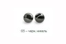 Вольфрамовая головка Namazu Pro TiA Tungsten Head Trout 2,4, 0,1г, черн/никель (5 шт) NPT-TH24-03