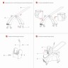 Тележка уборочная Brabix, 2 съемных ведра 30 л, механ. отжим, пластик. каркас, фикс. ручка, 606661