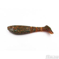 Виброхвост Yaman Light-Flake, 4", цвет 09 - Motor Oil, 4 шт Y-LF4-09