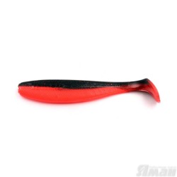 Виброхвост Yaman Sharky Shad, 4,5", цвет 33 - Black Red Flake Y-SS45-33