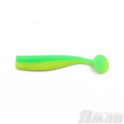 Виброхвост Yaman Spry Minnow, 5,5" цвет 30 - Lime Chartreuse, 4 шт Y-SM55-30