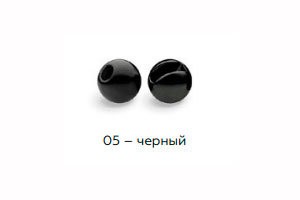 Вольфрамовая головка Namazu Pro TiA Tungsten Head Trout 2,4, 0,1г, черный (5 шт) NPT-TH24-05