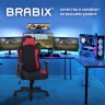 Кресло компьютерное Brabix GT Racer GM-101 ткань, черно-красное 531820