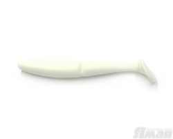 Виброхвост Yaman Mamura, 3", цвет 01 - White, 6 шт Y-M3-01