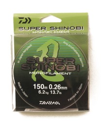 Леска Daiwa Super Shinobi 150м 0,26мм (6,2кг) светло-зеленая