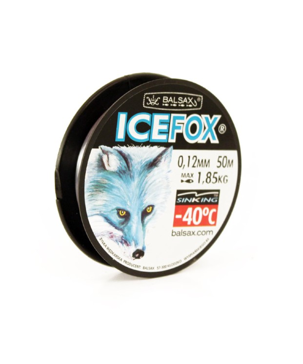 Леска Balsax Ice Fox Arctic blue Box 50м 0,12 (1,85кг)