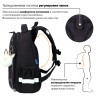 Ранец Brauberg Luminous, 2 отделения, с брелоком, Paws, светящийся, 38х29х16 см, 271366