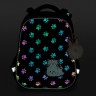 Ранец Brauberg Luminous, 2 отделения, с брелоком, Paws, светящийся, 38х29х16 см, 271366