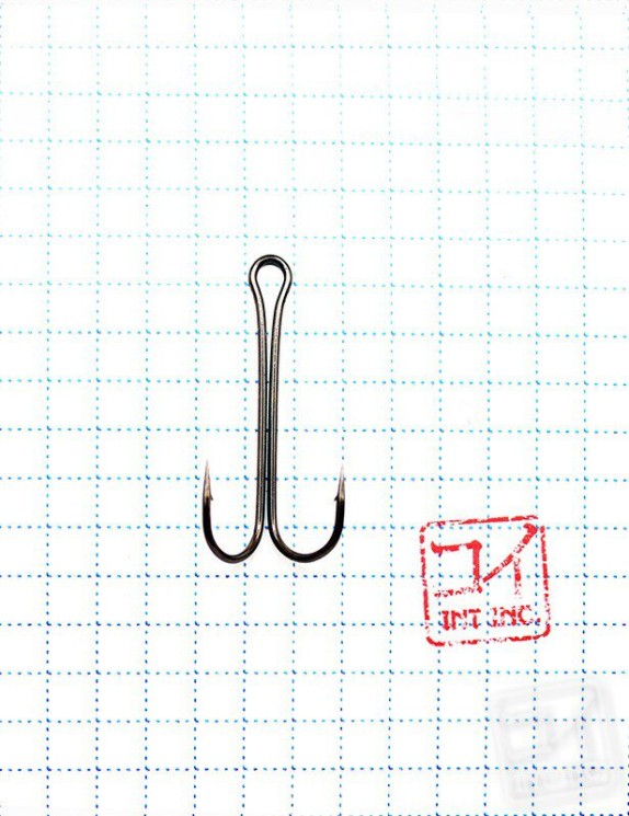 Крючок Koi Double Hook № 4, BN, двойник (10 шт.) KH2301-4BN