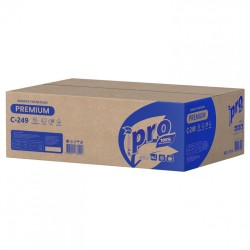 Бумага туалетная л.ая 250 шт. PROtissue T3 Premium белая комп. 40 пачек 114330