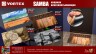Коврик влаговпитывающий Vortex Samba Морской бриз 50х80 см 22420