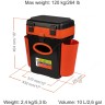 Ящик зимний "FishBox" (10л) оранжевый Helios