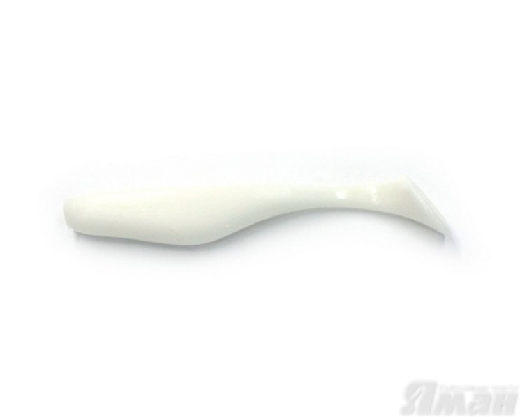 Виброхвост Yaman Greedy Shad, 3,5", цвет 01 - White, 6 шт Y-GS35-01