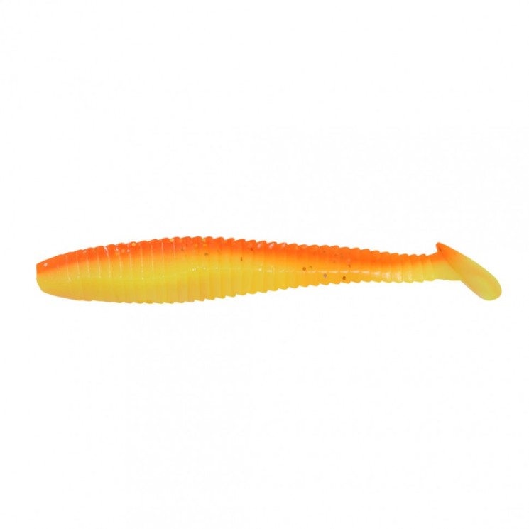 Виброхвост Yaman PRO Flatter Shad, р.2 inch, цвет #25 - Sunshine (уп. 6 шт.) YP-FS2-25