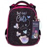 Ранец Brauberg Luminous, 2 отделения, с брелоком, Cats first, светящийся, 38х29х16 см, 271367