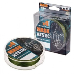 Леска плетеная Akkoi Mask Mystic X4 0,16мм 100м Deep Green MM4DG/100-0,16