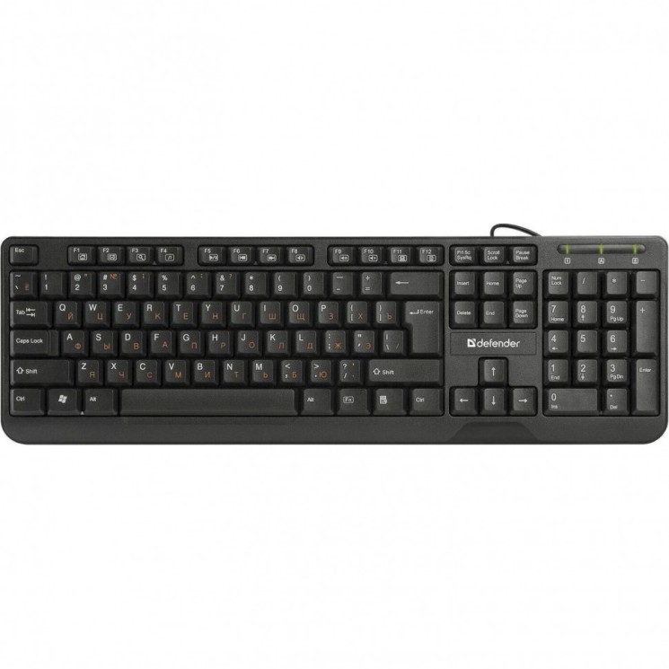 Клавиатура проводная USB Defender OfficeMate HM-710 RU (45710)