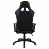 Кресло компьютерное Brabix GT Master GM-110 экокожа, черно-желтое 531927